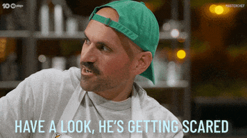 Scared Theo GIF by MasterChefAU