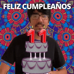 ¡Feliz 11.º cumpleaños!