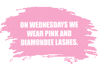 Pink Wednesday Sticker by Diamondee Lashes