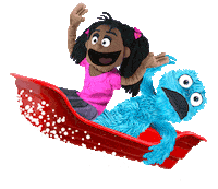 Sledding Snow Day Sticker by Fluffy Friends