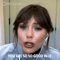 Elizabeth Olsen Celebrity GIF by PBS SoCal