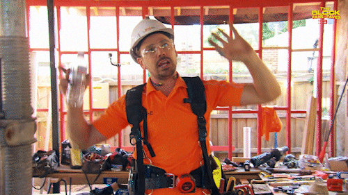 Channel 9 Reaction GIF by The Block