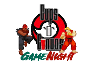 CupsNConvos game nyc street fighter ken Sticker