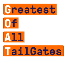 tailgatebk football nfl goat tailgate Sticker