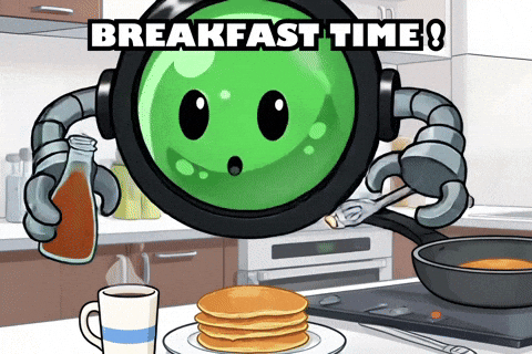 Breakfast Time Pancakes GIF by InfiNFT Royale
