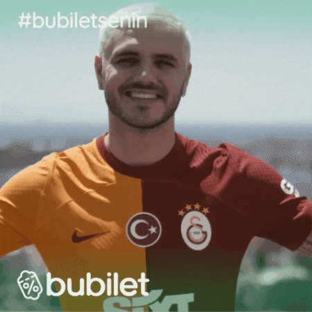 Mauro Icardi Galatasaray GIF by Bubilet