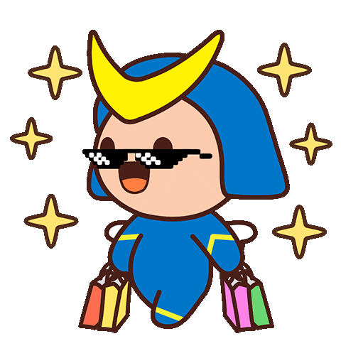 Happy Fun Sticker by WEBZEN FRIENDS