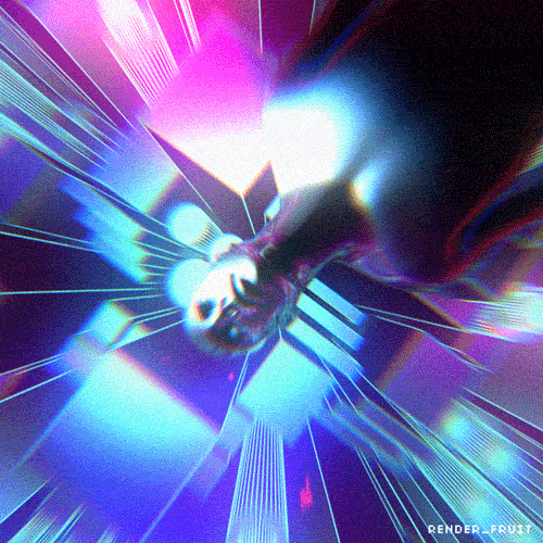 renderfruit animation gif loop city GIF