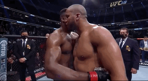 Francis Ngannou Hug GIF by UFC