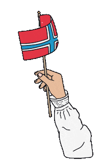 Celebrate 17 Mai Sticker by Nora Fikse