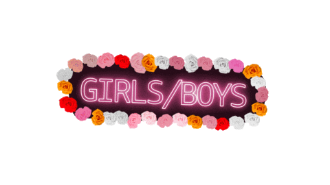 Balcony giphyupload kiss running girls Sticker