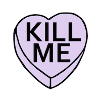 kill me text STICKER by imoji