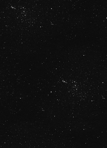 black and white stars GIF