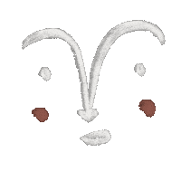 d_vigl face blink minimal lines Sticker