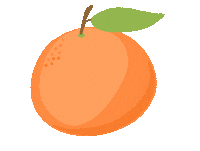 Chinese New Year Orange Sticker