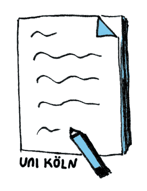 Sign Cologne Sticker by Universität zu Köln