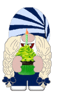 Happy Birthday Gnome Sticker