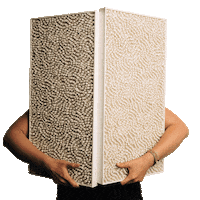 AuroraMosaics white hammer shadows ceramic Sticker