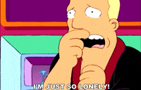 Lonely Zapp Brannigan GIF