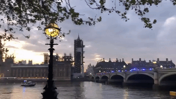First Responders Applaud UK Health Workers on Westminster Bridge