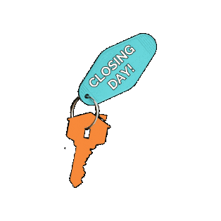 homesolutiontitle giphygifmaker home sold keys Sticker