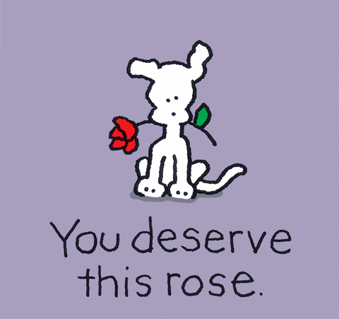 rose love GIF by Chippy the Dog