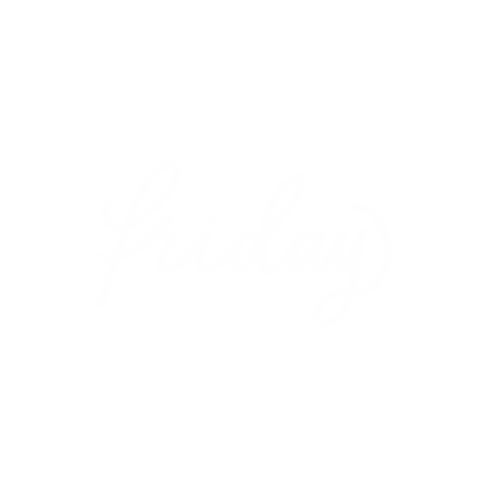 Friday Weekday Sticker