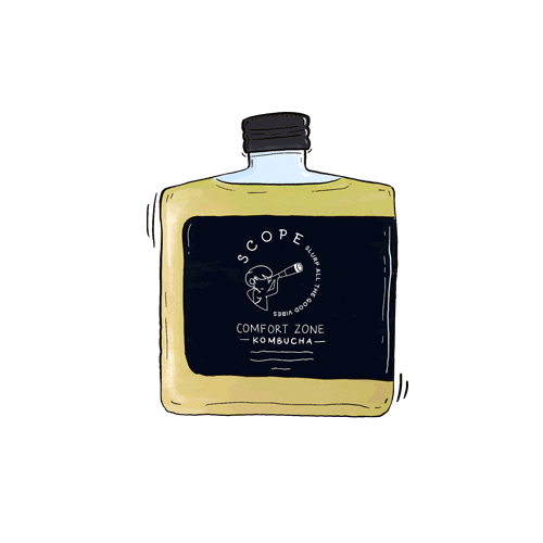 scopeidn healthy drinks bottle scout Sticker