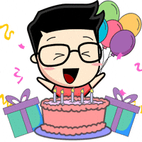 Happy Birthday Reaction GIF by Acson Malaysia