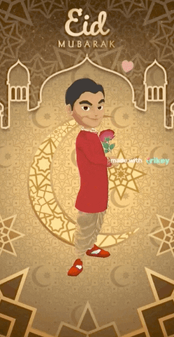 Eid Ul Fitr India GIF by TeamKrikey