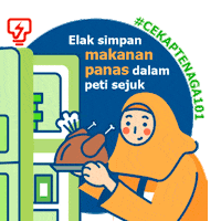 Cekaptenaga101 Sticker by Tenaga Nasional