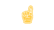 WilburEllisAg wilbur foamfinger agribusiness wilbur-ellis Sticker