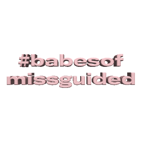 3D Text Sticker by Missguided