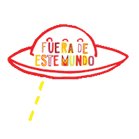 Comic Con Ufo Sticker by Malta India