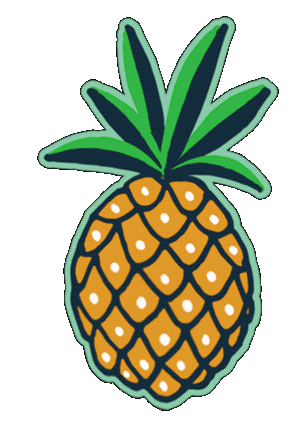 Jungle Pineapple Sticker
