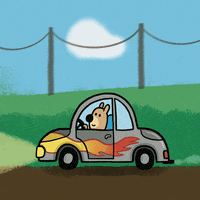 Driving On My Way GIF