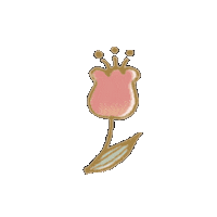 suu-poeticton tulip チューリップ ゆるふわ suupoeticton Sticker