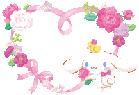 Pink Love Sticker by Sanrio Korea