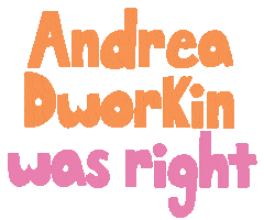 Andrea Dworkin Politics Sticker by Nikki Mendez