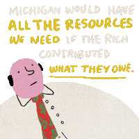 Tax The Rich Care System Sticker by INTO ACTION