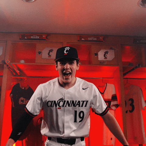 College Baseball Uc GIF by Cincinnati Bearcats