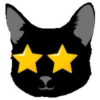 Starry Eyed Star Sticker by Klaus