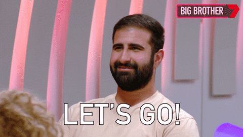 Excited Lets Go GIF by Big Brother Australia