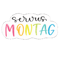 Rainbow Monday Sticker