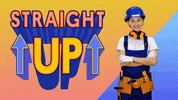 Straight Up GIF by Holler Studios