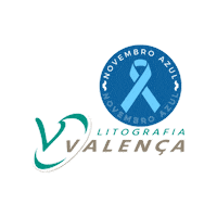 Azul Novembro Sticker by Litografia Valença