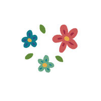 Flowers Leaves Sticker