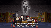ghost library GIF by South Park 