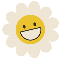 Happy Flower Power Sticker by Office Hours ZA