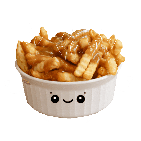 French Fries Hello Sticker by Chicken Delight